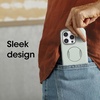 image:imageOtterBox iPhone 14 Pro Only OtterGrip Symmetry Series Case  PEACHES Orange builtin grip sleek case snaps to MagSafe raised edges protect camera amp screenGreen