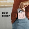 image:imageOtterBox iPhone 14 Pro Only OtterGrip Symmetry Series Case  PEACHES Orange builtin grip sleek case snaps to MagSafe raised edges protect camera amp screenPink