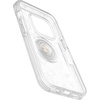 image:imageOtterBox iPhone 14 Pro Otter  Pop Symmetry Series Clear Case  Glowing Aura Pink Integrated PopSockets PopGrip Slim PocketFriendly Raised Edges Protect Camera amp ScreenFlower of Month