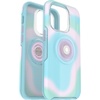 image:imageOtterBox iPhone 14 Pro Otter  Pop Symmetry Series Clear Case  Glowing Aura Pink Integrated PopSockets PopGrip Slim PocketFriendly Raised Edges Protect Camera amp ScreenGlowing Aura