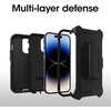 image:imageOtterBox iPhone 14 Pro Symmetry Series Case  BLACK  ultrasleek wireless charging compatible raised edges protect camera amp screenBlack