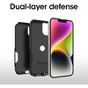 image:imageOtterBox iPhone 14 amp iPhone 13 Commuter Series Case  TREES COMPANY Green slim amp tough pocketfriendly with port protectionBlack