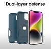 image:imageOtterBox iPhone 14 amp iPhone 13 Commuter Series Case  TREES COMPANY Green slim amp tough pocketfriendly with port protectionBlue