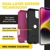 image:imageOtterBox iPhone 14 amp iPhone 13 Commuter Series Case  TREES COMPANY Green slim amp tough pocketfriendly with port protectionPinkBlack