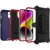 image:imageOtterBox iPhone 14 amp iPhone 13 Defender Series Case  American Flag Rugged amp Durable with Port Protection Includes Holster Clip Kickstand