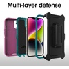image:imageOtterBox iPhone 14 amp iPhone 13 Defender Series Case  Canyon Sun Pink Rugged amp Durable with Port Protection Includes Holster Clip Kickstand