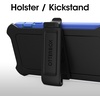 image:imageOtterBox iPhone 14 amp iPhone 13 Defender Series Case  RAIN Check Blue Rugged amp Durable with Port Protection Includes Holster Clip Kickstand