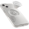 image:imageOtterBox iPhone 14 amp iPhone 13 Otter  Pop Symmetry Series Clear Case  Clear Integrated PopSockets PopGrip Slim PocketFriendly Raised Edges Protect Camera amp Screen