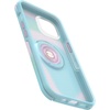 image:imageOtterBox iPhone 14 amp iPhone 13 Otter  Pop Symmetry Series Clear Case  Glowing Aura Pink Integrated PopSockets PopGrip Slim PocketFriendly Raised Edges Protect Camera amp ScreenGlowing Aura