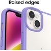 image:imageOtterBox iPhone 14 amp iPhone 13 Prefix Series Case  Black Crystal BlackClear UltraThin PocketFriendly Raised Edges Protect Camera amp Screen Wireless Charging CompatiblePuple