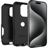 image:imageOtterBox iPhone 15 Pro Only Commuter Series Case  BLACK slim amp tough pocketfriendly with port protection ships in polybag ideal for business customersBlack