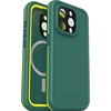image:imageOtterBox iPhone 15 Pro Only FR Series Waterproof Case with MagSafe Designed by LifeProof  Pine Green Waterproof 60 Recycled Plastic Sleek and Stylish