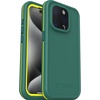 image:imageOtterBox iPhone 15 Pro Only FR Series Waterproof Case with MagSafe Designed by LifeProof  Pine Green Waterproof 60 Recycled Plastic Sleek and Stylish