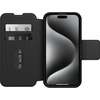 image:imageOtterBox iPhone 15 Pro Only Strada Folio Series Case  SHADOW Black card holder snaps to MagSafe genuine leather pocketfriendly folio case ships in polybag ideal for business customers