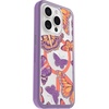 image:imageOtterBox iPhone 15 Pro Only Symmetry Series Clear Case  BUTTERFLY FLUTTER Purple snaps to MagSafe ultrasleek raised edges protect camera amp screen