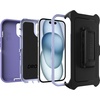 image:imageOtterBox iPhone 15 iPhone 14 and iPhone 13 Defender Series Case  Mountain Majesty Purple screenless Rugged amp Durable with Port Protection Includes Holster Clip Kickstand