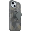 image:imageOtterBox iPhone 15 iPhone 14 and iPhone 13 OtterGrip Symmetry Series Case  Iron CAMO Grey Builtin Grip Sleek case Snaps to MagSafe Raised Edges Protect Camera amp ScreenIron Camo