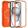 image:imageOtterBox iPhone 16e 15 14 amp 13 Defender Series XT Case  High Visibility Orange screenless rugged snaps to MagSafe lanyard attachment ships in polybag