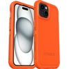 image:imageOtterBox iPhone 16e 15 14 amp 13 Defender Series XT Case  High Visibility Orange screenless rugged snaps to MagSafe lanyard attachment ships in polybag