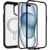 image:imageOtterBox iPhone 16e 15 14 amp 13 Defender Series XT Clear Case  DARK SIDE BlackClear screenless rugged  snaps to MagSafe lanyard attachment ships in polybag