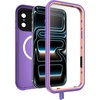 image:imageOtterBox iPhone 17 FR Series Waterproof Case  Submerge Green  Waterproof iPhone Case up to 2 Meters IP68 Phone Case for SwimmingSnorkelingRule of Plum Purple