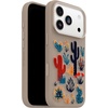 image:imageOtterBox iPhone 17 Pro Symmetry Series Cactus Leather Case  Blue Sentiment  Slim Premium Protective iPhone CaseCactus Garden Grey