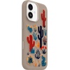 image:imageOtterBox iPhone 17 Pro Symmetry Series Cactus Leather Case  Blue Sentiment  Slim Premium Protective iPhone CaseCactus Garden Grey