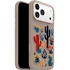 image:imageOtterBox iPhone 17 Pro Symmetry Series Cactus Leather Case  Blue Sentiment  Slim Premium Protective iPhone CaseCactus Garden Grey