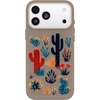 image:imageOtterBox iPhone 17 Pro Symmetry Series Cactus Leather Case  Blue Sentiment  Slim Premium Protective iPhone CaseCactus Garden Grey