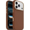 image:imageOtterBox iPhone 17 Pro Symmetry Series Cactus Leather Case  Blue Sentiment  Slim Premium Protective iPhone CaseDesert Saddle Brown