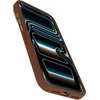image:imageOtterBox iPhone 17 Pro Symmetry Series Cactus Leather Case  Blue Sentiment  Slim Premium Protective iPhone CaseDesert Saddle Brown