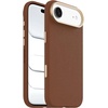 image:imageOtterBox iPhone 17 Pro Symmetry Series Cactus Leather Case  Blue Sentiment  Slim Premium Protective iPhone CaseDesert Saddle Brown