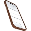 image:imageOtterBox iPhone 17 Pro Symmetry Series Cactus Leather Case  Blue Sentiment  Slim Premium Protective iPhone CaseDesert Saddle Brown