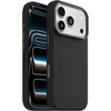 image:imageOtterBox iPhone 17 Pro Symmetry Series Cactus Leather Case  Blue Sentiment  Slim Premium Protective iPhone CaseNoir Ash Black