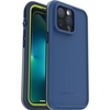 image:imageLifeProof iPhone 13 Pro ONLY FR Series Case  ONWARD BLUE waterproof IP68 builtin screen protector port cover protection snaps to MagSafeBlue
