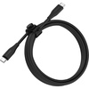 image:imageOtterBox 60W USBC 6ft Fast Charging Cable  Black No Tangle Design with Cable Organizing Loop Soft Touch Flexible Silicone USBC to USBC Charging Cable