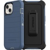 image:imageOtterBox Defender Series Screenless Edition Case for iPhone 13 Only  Holster Clip Included  Microbial Defense Protection  NonRetail Packaging  BlackFort Blue