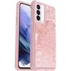 image:imageOtterBox Symmetry Series Clear Series Case for Galaxy S21 5G ONLY  Does NOT FIT Plus or Ultra  Stardust Silver FlakeClearShell Shocked Pink