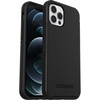 image:imageOtterBox iPhone 12 and 12 Pro Symmetry Series Case  Single Unit Ships in Polybag Ideal for Business Customers  BLACK ultrasleek wireless charging compatible raised edges protect camera amp screenBlack
