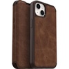 image:imageOtterBox iPhone 13 ONLY Strada Series Case  Shadow Card Holder Genuine Leather PocketFriendly Folio caseESPRESSO