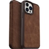 image:imageOtterBox iPhone 13 Pro Max amp iPhone 12 Pro Max Strada Series Case  SHADOW card holder genuine leather pocketfriendly folio caseESPRESSO