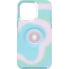 image:imageOtterBox iPhone 14 Pro Max Otter  Pop Symmetry Series Clear Case  Glowing Aura Pink Integrated PopSockets PopGrip Slim PocketFriendly Raised Edges Protect Camera amp Screen