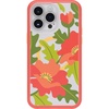 image:imageOtterBox iPhone 14 Pro Max Symmetry Series Clear Case  Quilted Poppies Red Snaps to MagSafe UltraSleek Raised Edges Protect Camera amp Screen