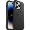 image:imageOtterBox iPhone 14 Pro Only OtterGrip Symmetry Series Case  PEACHES Orange builtin grip sleek case snaps to MagSafe raised edges protect camera amp screenBlack