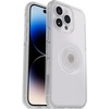 image:imageOtterBox iPhone 14 Pro Otter  Pop Symmetry Series Clear Case  Glowing Aura Pink Integrated PopSockets PopGrip Slim PocketFriendly Raised Edges Protect Camera amp ScreenClearGlitter