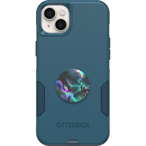 image:imageBundle OtterBox Commuter Series Case for iPhone 14 PLUS  DONT BE BLUE  PopSockets PopGrip  OIL AGATE