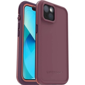 image:imageLifeProof iPhone 13 ONLY FR Series Case  ONWARD BLUE waterproof IP68 builtin screen protector port cover protection snaps to MagSafePurple