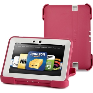 image:imageOTTERBOX DEFENDER SERIES Protective Case for Kindle Fire HD 7 Previous Generation PinkPapaya with builtin screen protection