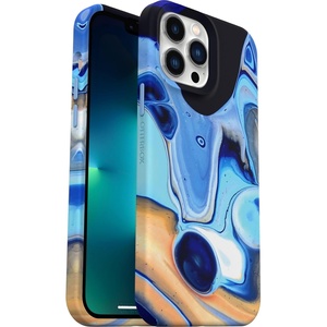 image:imageOtterBox  UltraSlim iPhone 13 Pro Max Figura Series Case Made for Apple MagSafe Artistic Protective Phone Case with SoftTouch Material for Comfort Saturn GraphicBlue