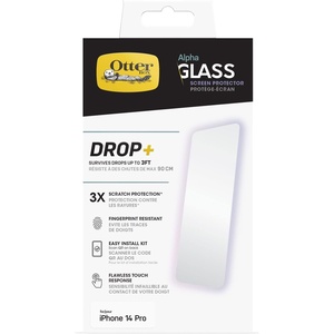 image:imageOtterBox ALPHA GLASS SERIES ANTIMICROBIAL Screen Protector for iPhone 14 Pro ONLY Flawless Touch Response Fingerprint Resistant Precision Fit Vibrant ClarityPrivacy
